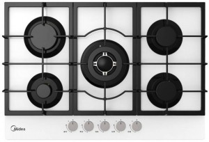 Варочная поверхность Midea Q751GFD White