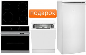 Независимый комплект встраиваемой техники Hansa BOEI62000015+BHCI63306+ZIM676H + Холодильник FM 108.4