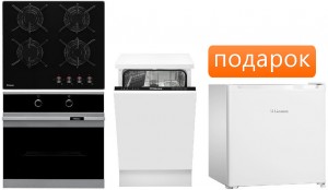 Независимый комплект встраиваемой техники Hansa BOEI62000015+BHKS61018+ZIM 476 H + Холодильник FM 050.4