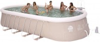 Надувной бассейн Jilong Oval Steel Frame Pool 610x360x122