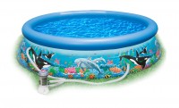 Надувной бассейн Intex 54906 Eаsу Set Colors 366x76
