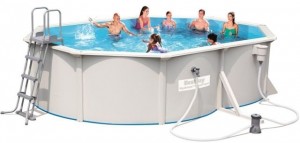 Каркасный бассейн Bestway Hydrium Oval Pool Set 500х360х120 56583/56294 BW