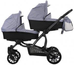 Универсальная коляска Legacy Mira 06 BIA ST0 Grey blue black