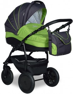 Универсальная коляска Indigo Zippy 3 в 1 34 Gray green