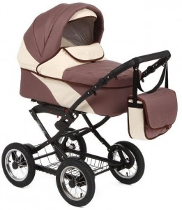 Универсальная коляска Slaro Anna Lux Cappuccino light beige
