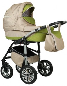 Универсальная коляска Smile Line Indiana 17 Len 2 в 1 IL09 Beige green