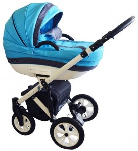 Универсальная коляска Gusio Carrera New 3 в 1 Blue navy