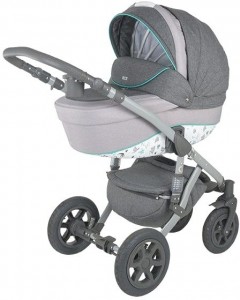 Универсальная коляска Adamex Barletta Dream collection 2 в 1 Grey mint