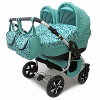 Универсальная коляска Polmobil Близнецы Viva 11 Light turquoise