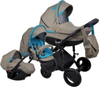 Универсальная коляска Tutis PIA 3 в 1 413359 Grey blue