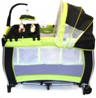 Манеж-кровать Stiony B6102-1 Green black