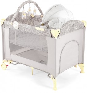 Манеж-кровать Happy baby Lagoon v2 Beige