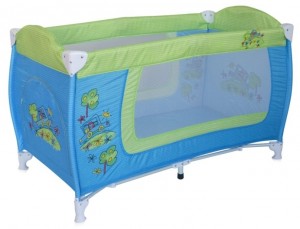 Манеж-кровать Lorelli Danny 1 Car Blue green