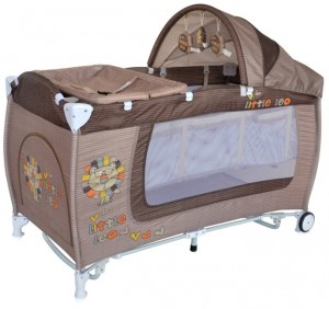 Манеж-кровать Lorelli Danny 2 Little Leo Beige
