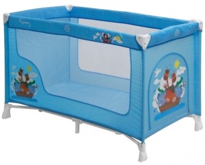 Манеж-кровать Lorelli Nanny 1 Blue Adventure