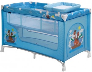 Манеж-кровать Lorelli Nanny 2 Blue Adventure