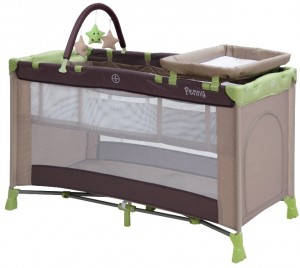 Манеж-кровать Lorelli Penny 2 Plus Beige green