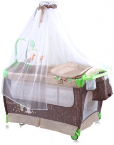 Манеж-кровать Lorelli Sleep'n'Dream Rocker Beige buddies