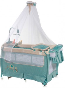 Манеж-кровать Lorelli Sleep'n'Dream Rocker Blue