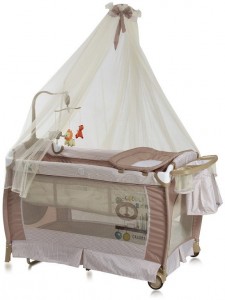 Манеж-кровать Lorelli Sleep'n'Dream Rocker Beige