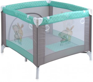 Манеж Lorelli Play station Grey green friends
