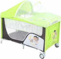 Манеж-кровать Capella S10-2 Green grey