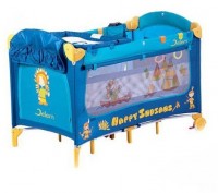 Манеж-кровать Jetem C1 Happy Indians blue