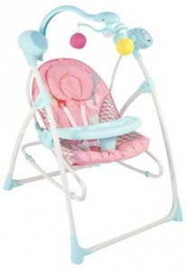Качели-шезлонг Marvel Bebe Planete Luna 2 в 1 Розовый SW102(MTY)