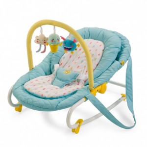 Качели-шезлонг Happy baby Nesty Blue 3591