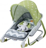 Качели-шезлонг Happy baby Bouncer Green