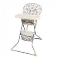 Высокий стул для кормления BabyHit Tasty Time Beige Circles