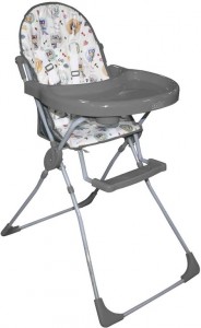 Высокий стул для кормления Selby 152 Owls Grey