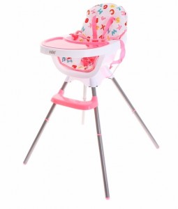Высокий стул для кормления Selby BH-432 Pink