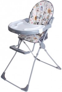 Высокий стул для кормления Selby 251 Совы Grey