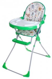 Высокий стул для кормления Selby 251 Совы Green