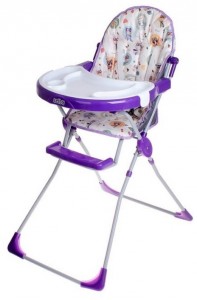 Высокий стул для кормления Selby 251 Совы Violet