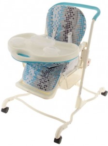 Высокий стул для кормления Geoby 05Y801 Blue