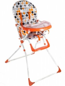 Высокий стул для кормления Stiony Male Orange
