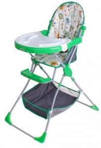Высокий стул для кормления Selby SH-252 Совы Green