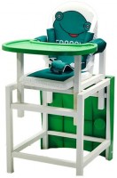 Стул-трансформер для кормления Babys Froggy Green