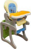 Стул-трансформер для кормления HUMBI HB-GY-001 Grey green light blue