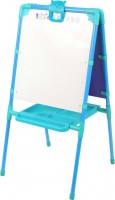 Детская магнитно-маркерная доска Nika двусторонняя с азбукой Light blue