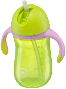 Поильник для кормления Happy baby 14006 Straw Feeding Cup Green