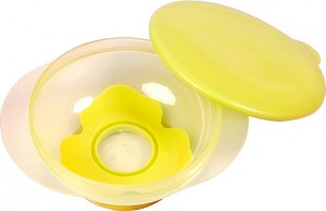 Тарелка для кормления Happy baby Yellow