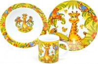 Набор для кормления Polystar collection M9552382 Жирафик