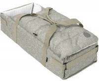 Переноска для новорожденного Seed Pli Mg Papoose Sand white print