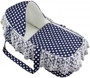 Переноска для новорожденного Leo 5111(101) Жемчужина Peas blue