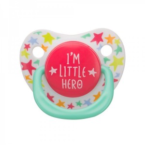 Анатомическая пустышка Happy baby Baby soother Natural dental I am hero 1308