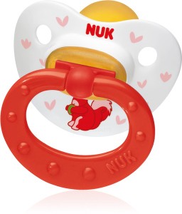 Ортодонтическая пустышка NUK Happy Kids Red 10 733 765