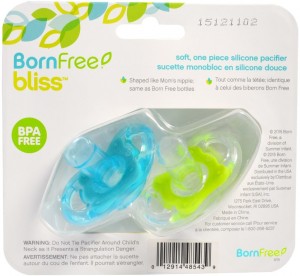 Ортодонтическая пустышка BornFree 48543 2 шт Blue